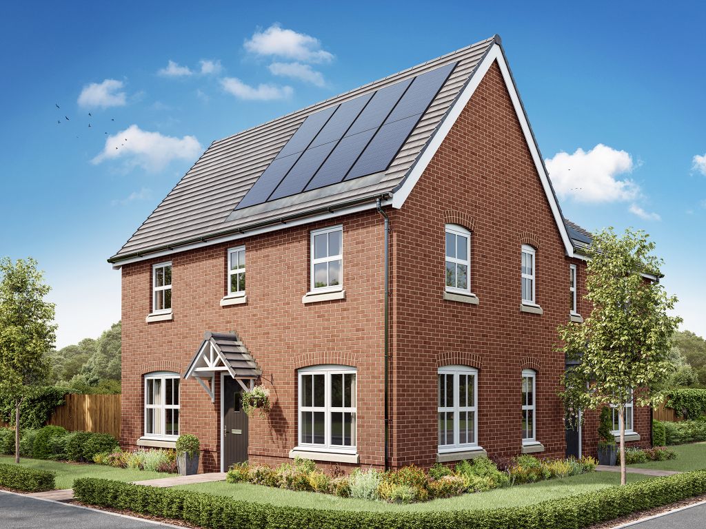 3 bed end terrace house for sale"The Deepdale" at Chamberhouse Crescent, Peterborough PE7