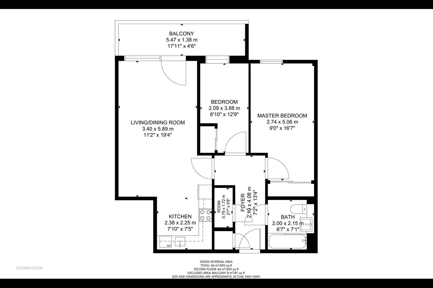 Additional image 18 of 2 Bed Flat, Twyne House, E1, N1 7GU