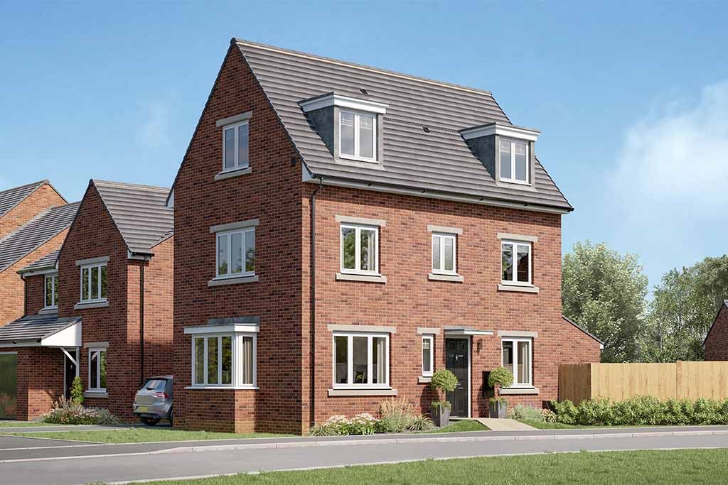 4 bed detached house for sale"The Hardwick" at Welsh Road, Garden City, Deeside CH6
