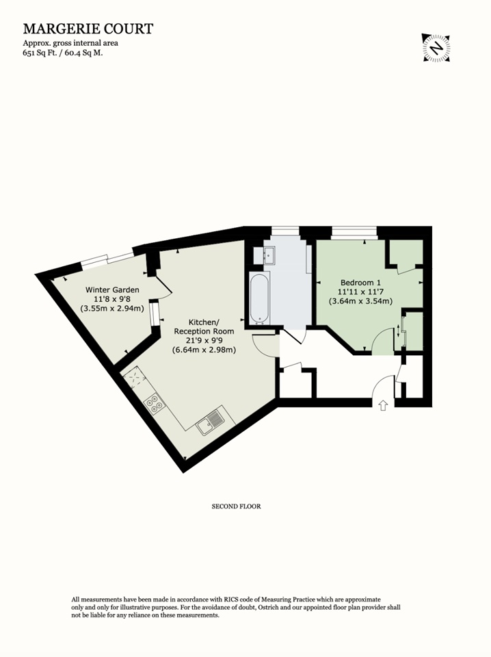 Additional image 24 of 1 Bed Flat, Esker Place, E2, N1 7GU