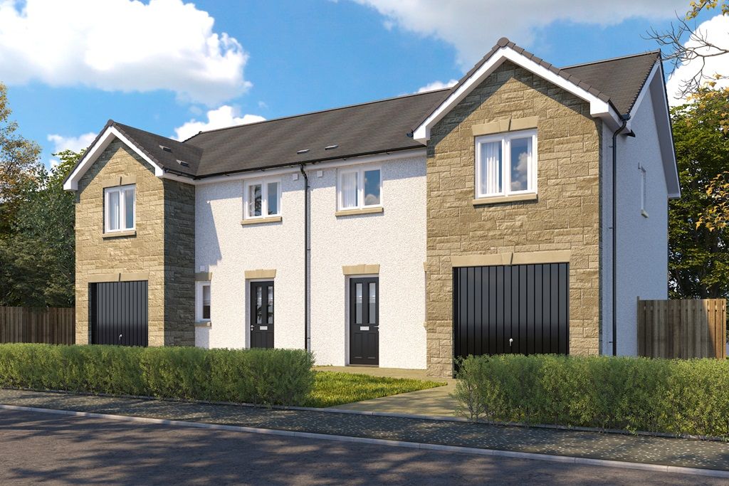 3 bed semi-detached house for sale"The Chalmers - Plot 806" at Milton Bridge, Penicuik EH26