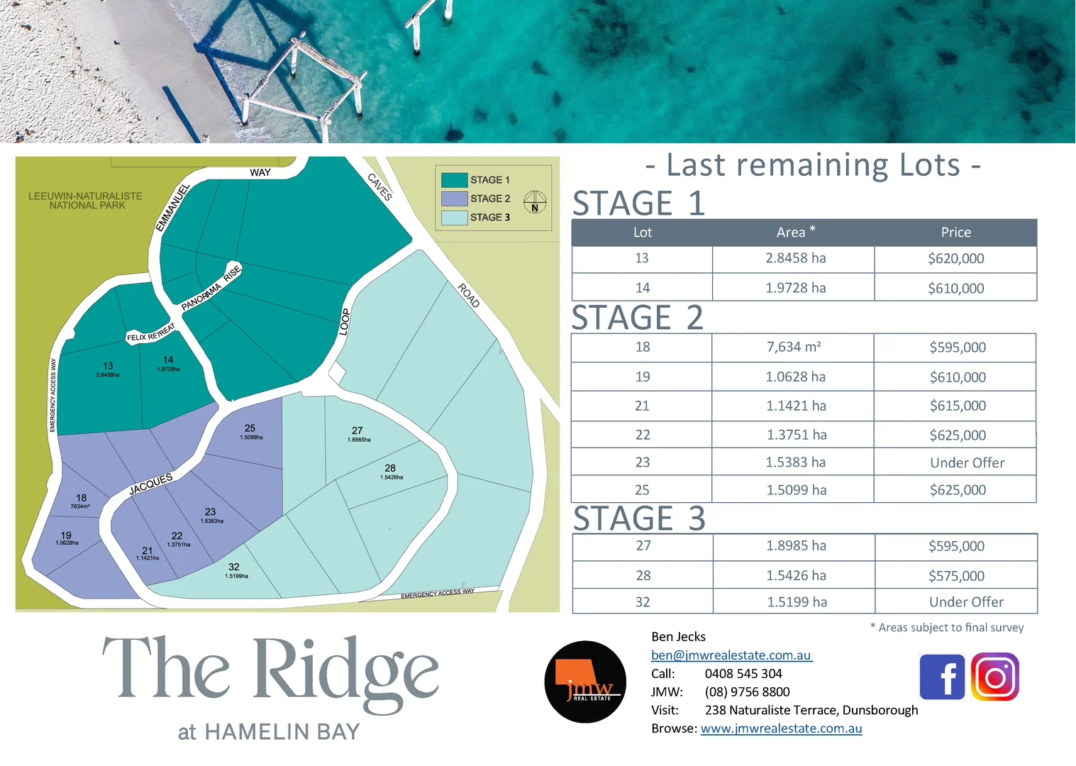 STAGE 3 The Ridge at, Hamelin Bay WA 6288