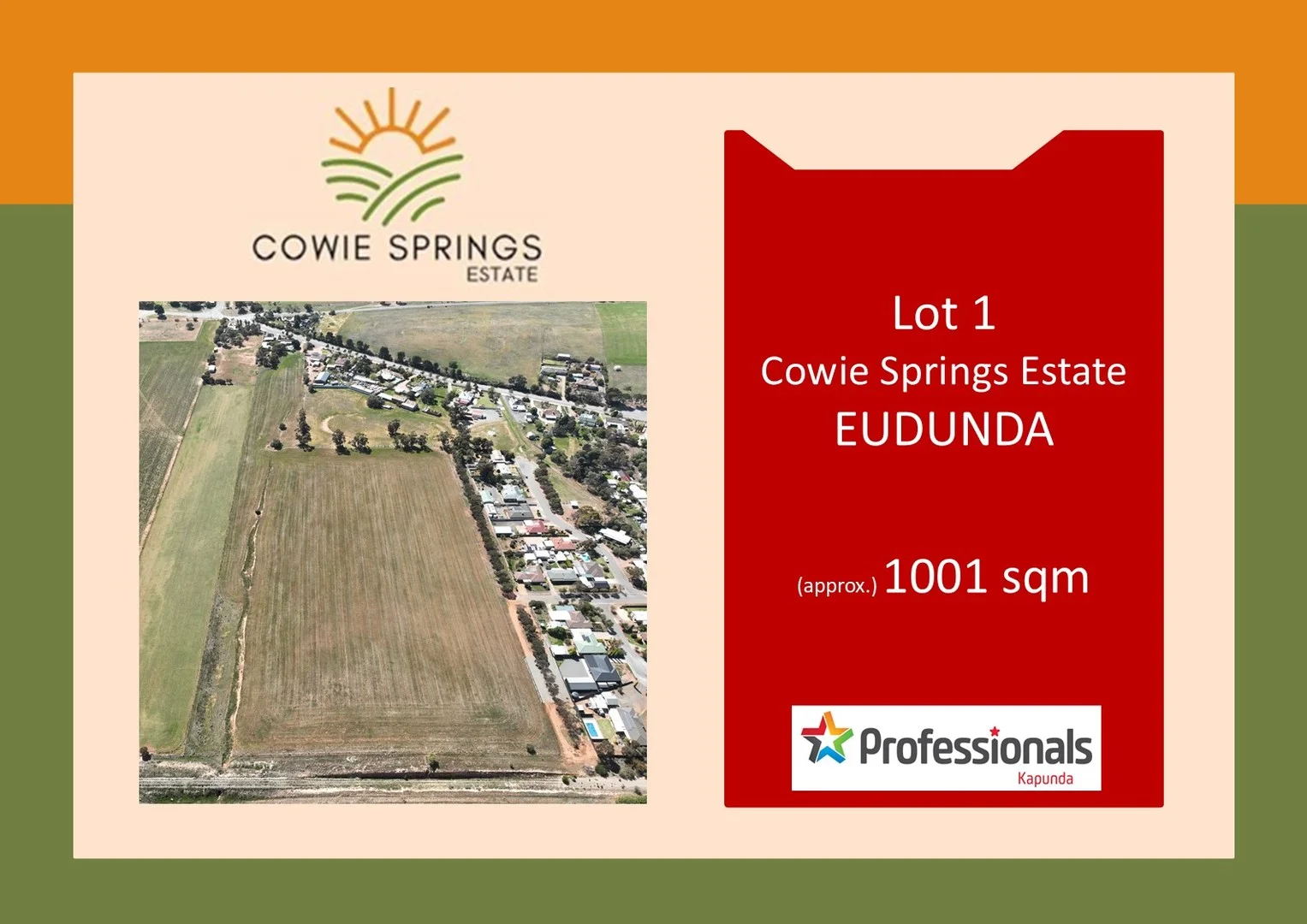 Lot 1 Cowie Springs, Eudunda SA 5374