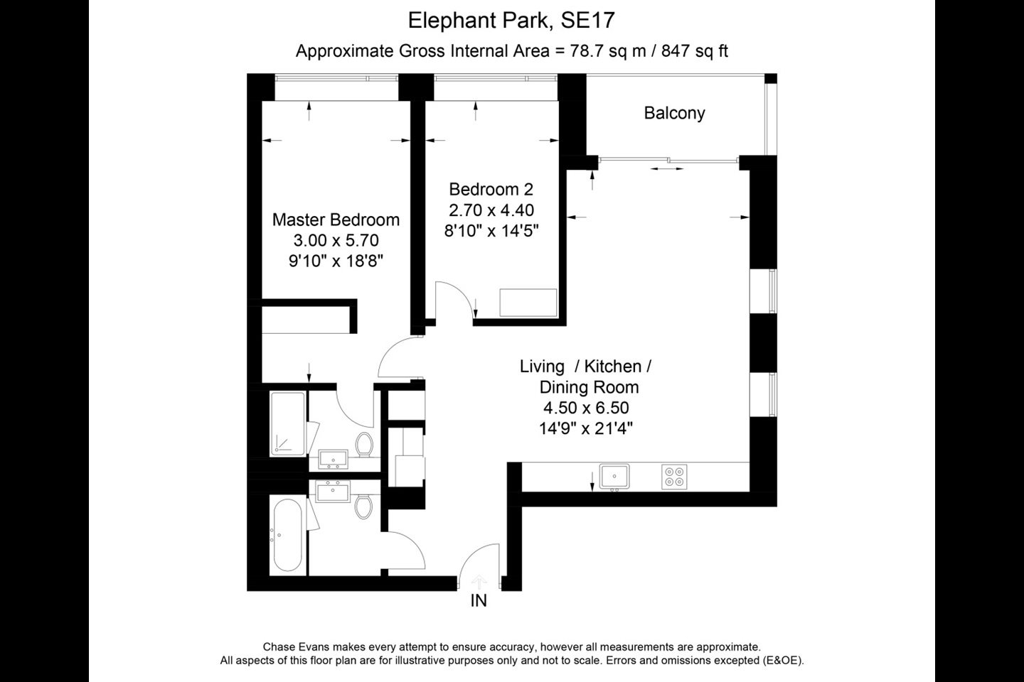 Additional image 13 of 2 Bed Flat, Hurlock Heights, SE17, N1 7GU