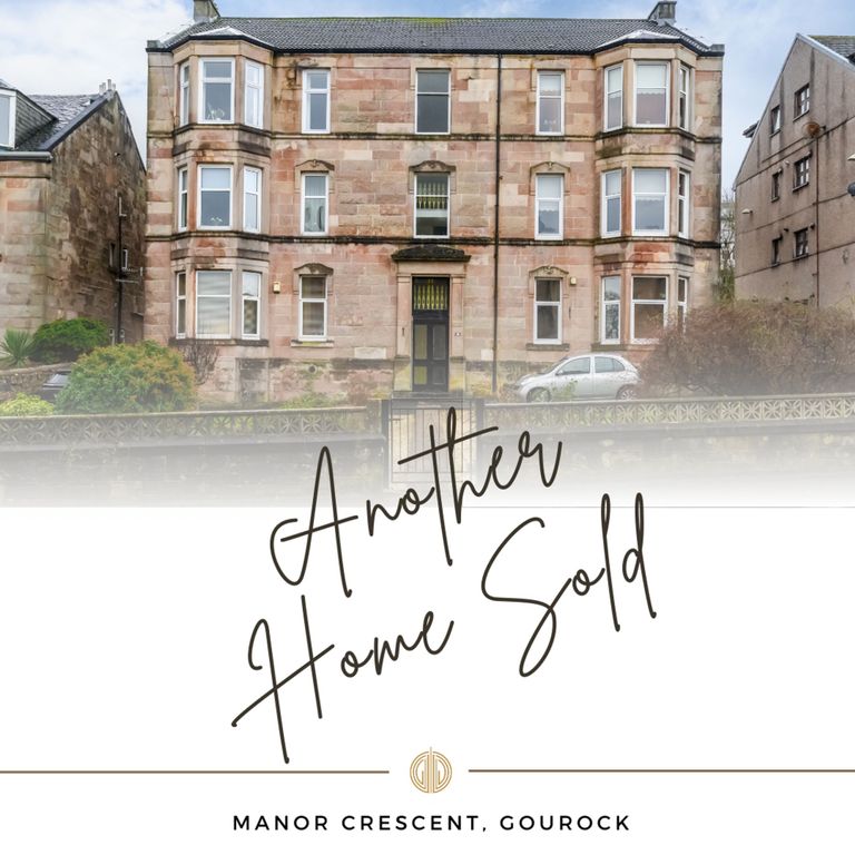 3 bed flat for saleManor Crescent, Gourock PA19