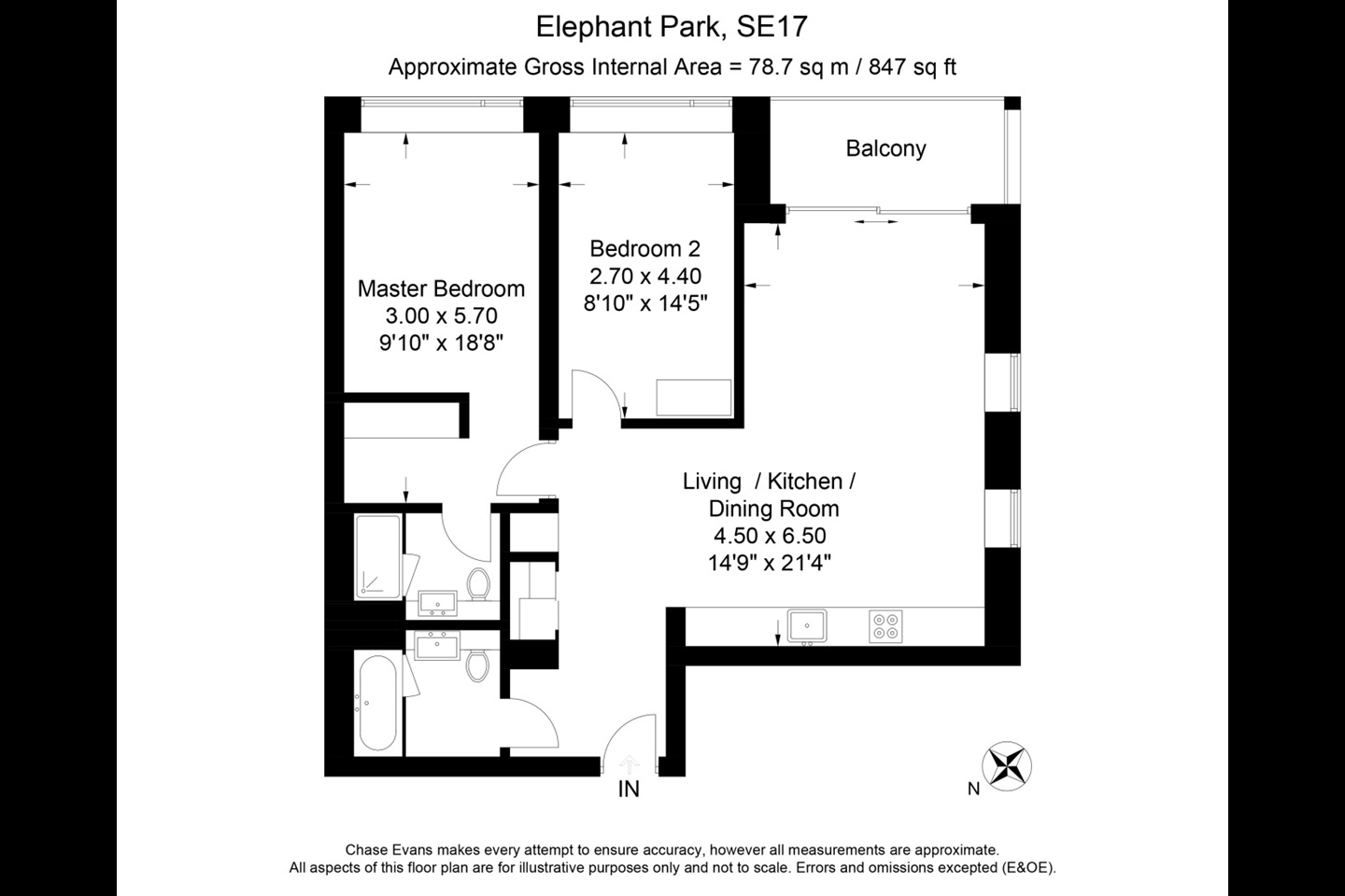 Additional image 15 of 2 Bed Flat, Hurlock Heights, SE17, N1 7GU