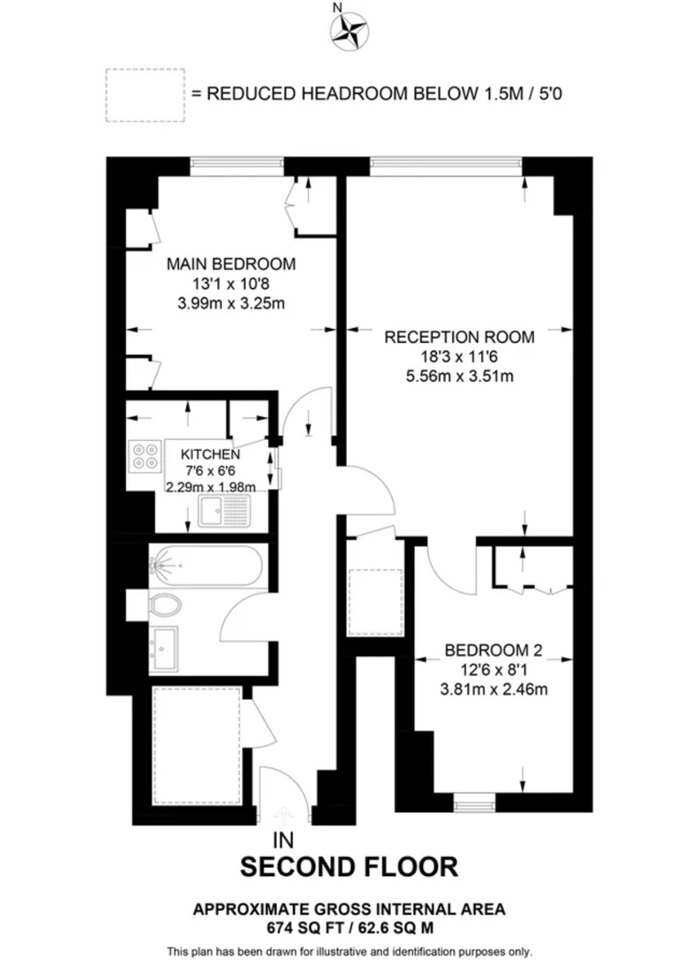 Additional image 8 of 2 Bed Flat, George St, W1U, N1 7GU