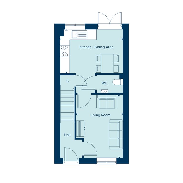 Additional image 5 of 2 bed semi-detached house for saleThe Ashford, Hereford Grange, Hereford HR4