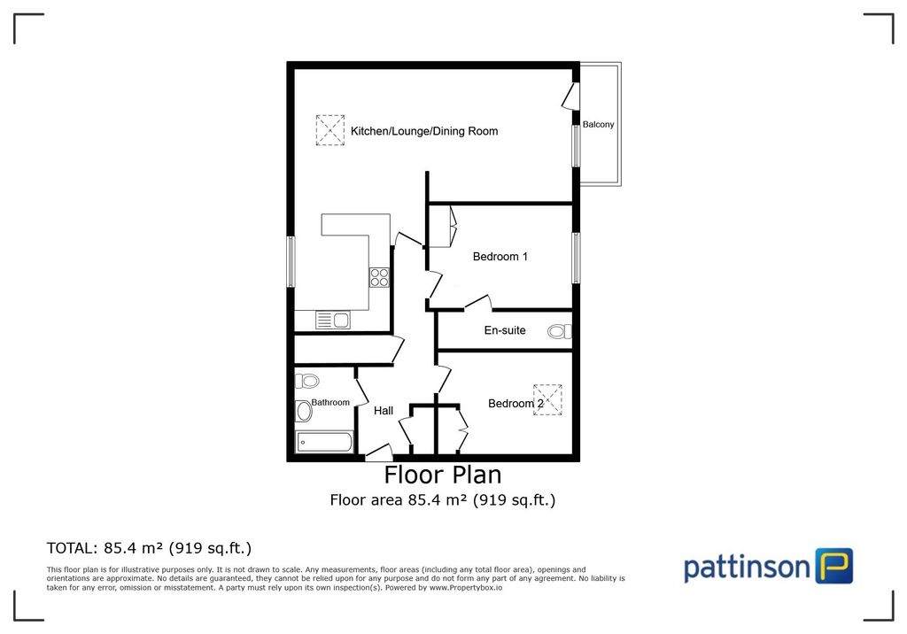 2 bed flat for saleMariners Point, Hartlepool TS24 photo 3