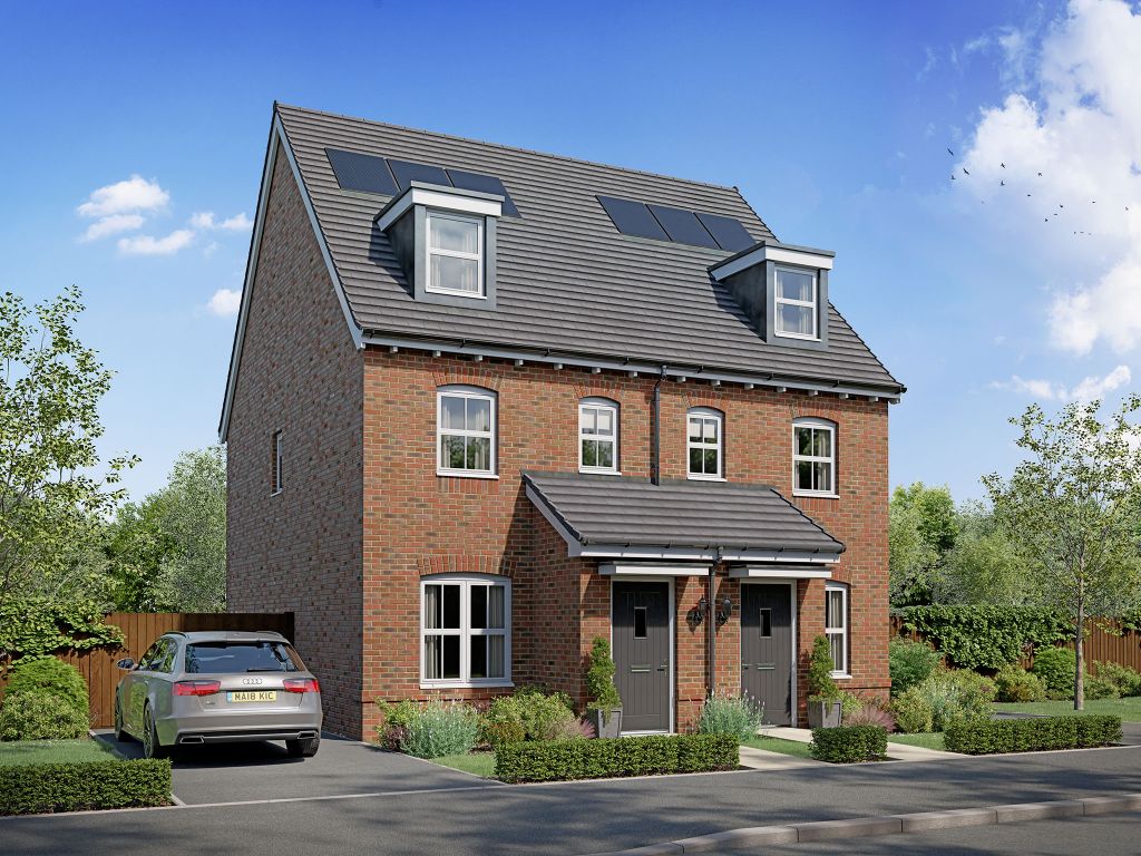 3 bed end terrace house for sale"The Saunton" at Maple Close, Market Weighton, York YO43