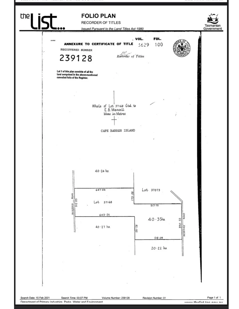 Additional image 14 of PID 6431530 Thunder & Lightning Road, Cape Barren Island TAS 7257