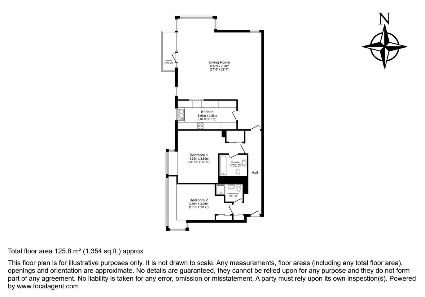 Additional image 7 of 2 Bed Flat, Bermondsey Wall West, SE1, N1 7GU
