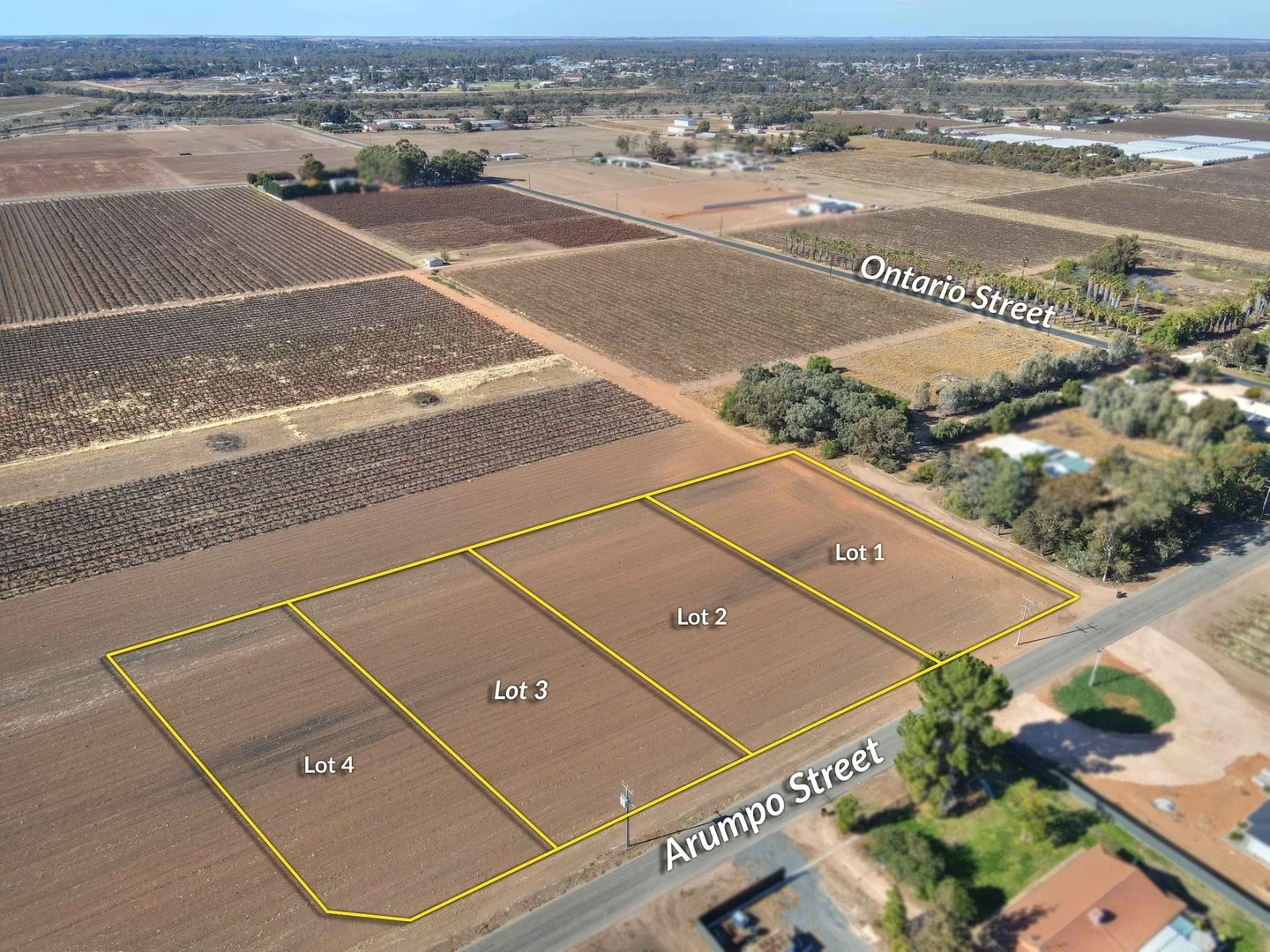 Lots 1, 2, 3 & 4 Arumpo Street, Renmark SA 5341