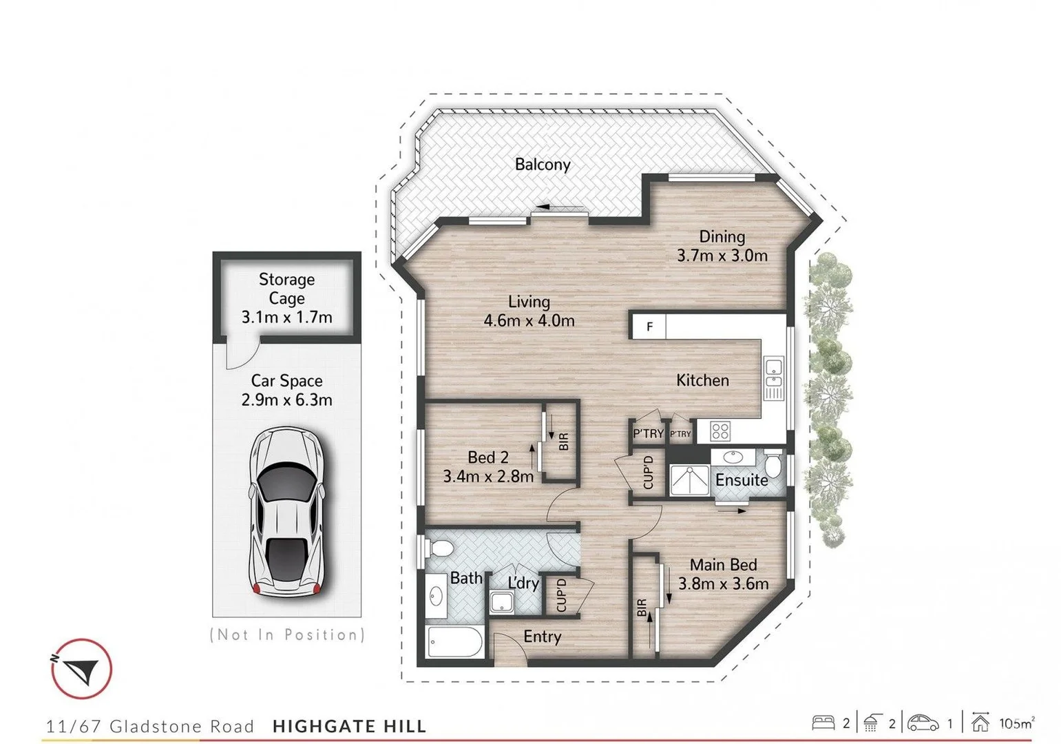 Additional image 14 of ID:21136880/67 Gladstone Road, Highgate Hill QLD 4101