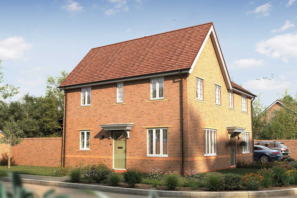 3 bed semi-detached house for sale"The Ludlow" at Alcester Road, Shottery, Stratford-Upon-Avon CV37