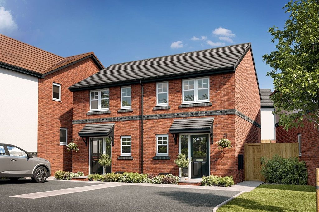 2 bed semi-detached house for sale"The Appleford - Plot 50" at Kyrle Green, St Mary's Garden Village, Ross-On-Wye HR9