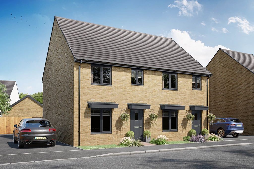 3 bed semi-detached house for sale"The Gosford - Plot 699" at Edlogan Wharf, Cilgant Ceinwen, Cwmbran NP44