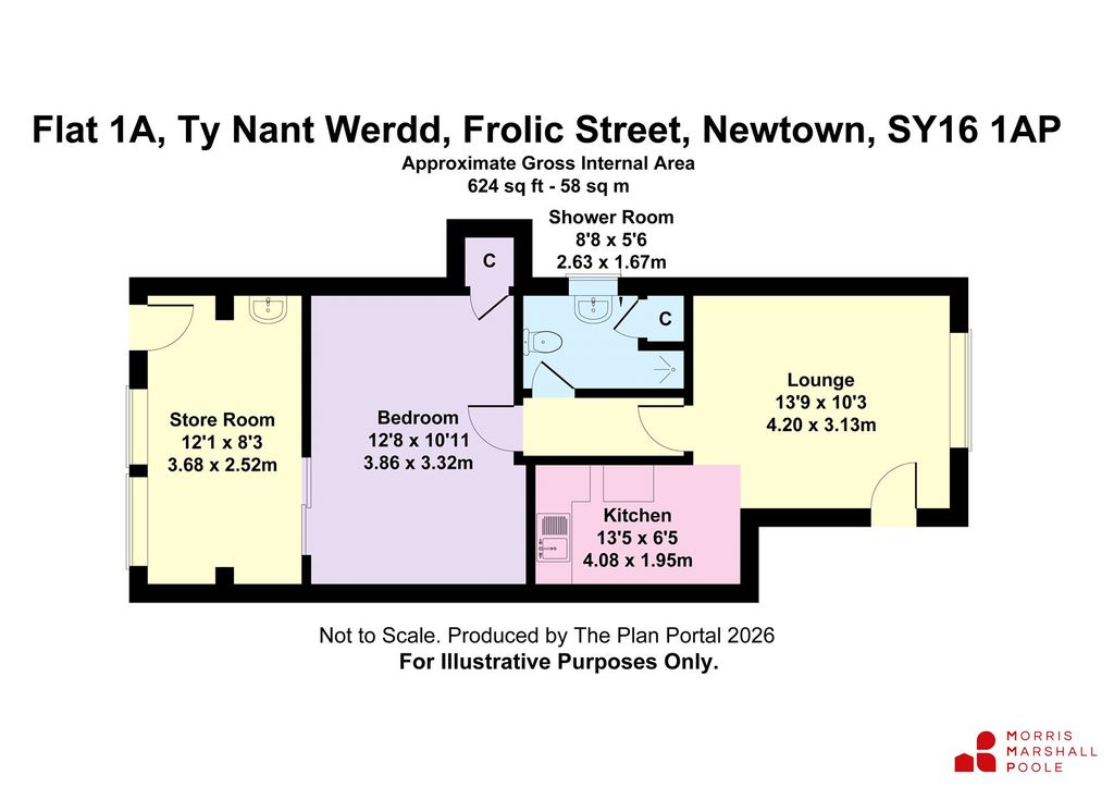 Additional image 7 of 1 bed flat to rentTy Nant Werdd, Frolic Street, Newtown, Powys SY16