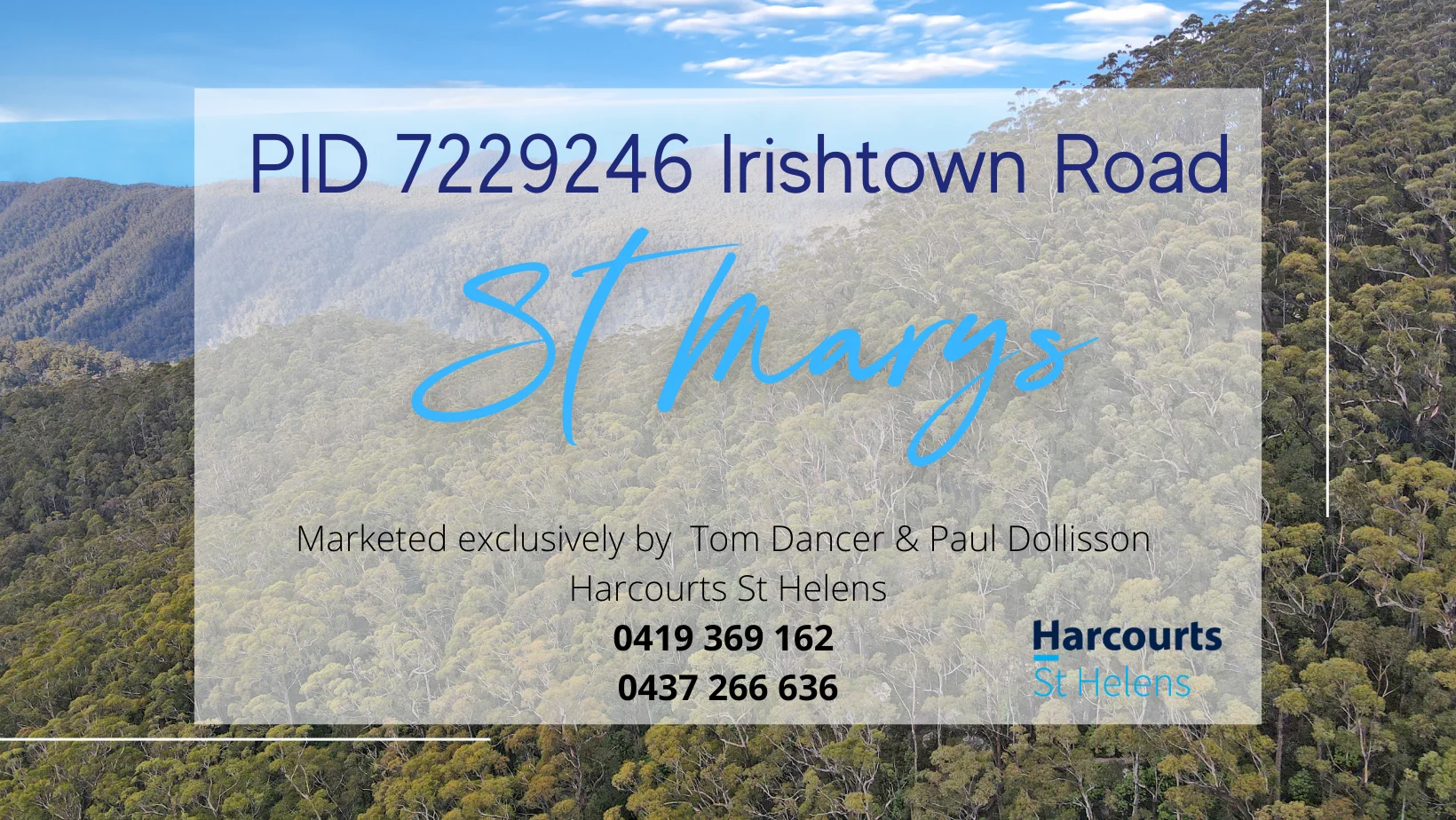 Additional image 13 of PID 7229246 Irish Town Road, St Marys TAS 7215