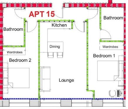 Additional image 12 of 2 bed flat to rentBuckingham House, Glovers Court, Preston, Lancashire PR1