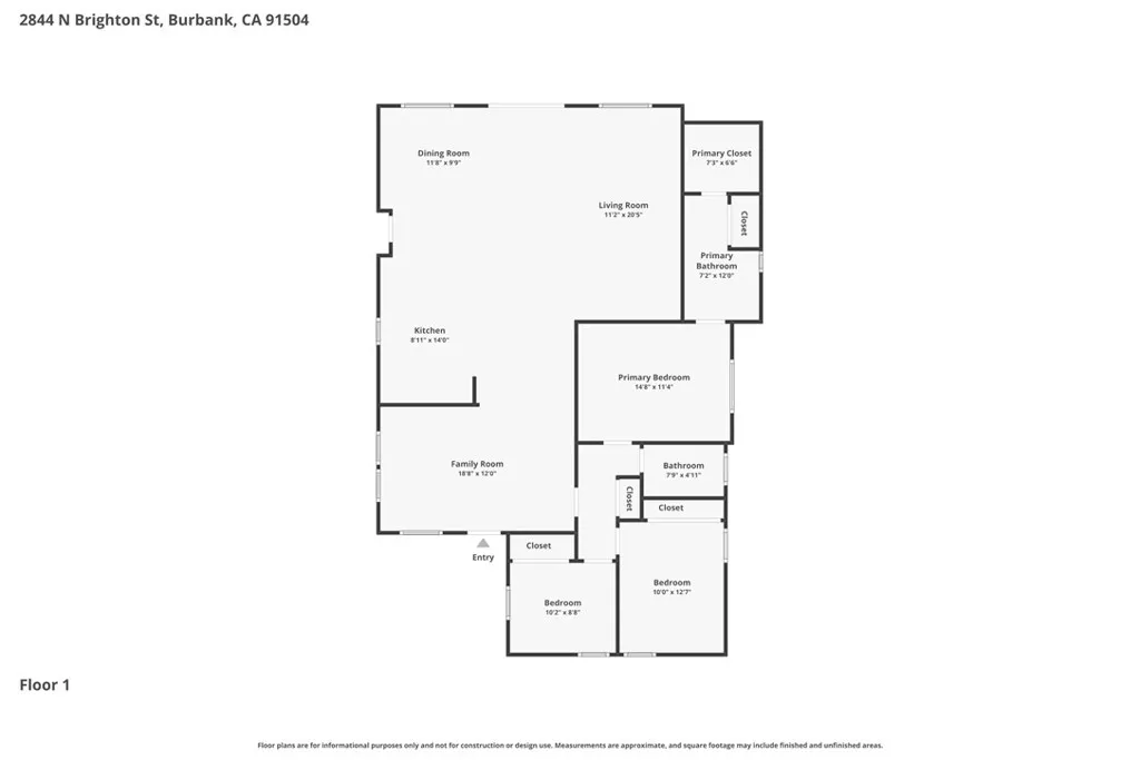 2844 N Brighton Street, Burbank, CA 91504