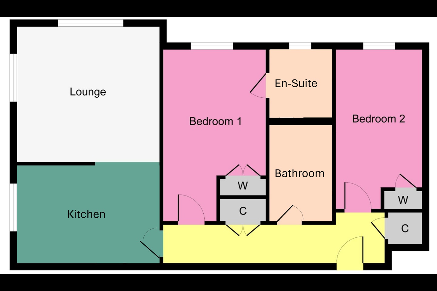 Additional image 2 of 2 Bed Flat, Rathlin Street, G51, N1 7GU