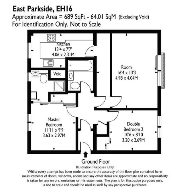 Additional image 2 of 2 Bed Flat, East Parkside, EH16, N1 7GU