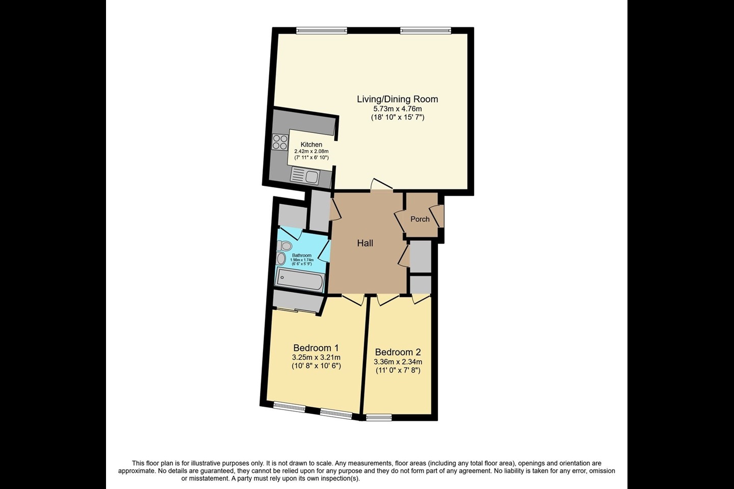 Additional image 15 of 2 Bed Flat, Turnbull Street, G1, N1 7GU