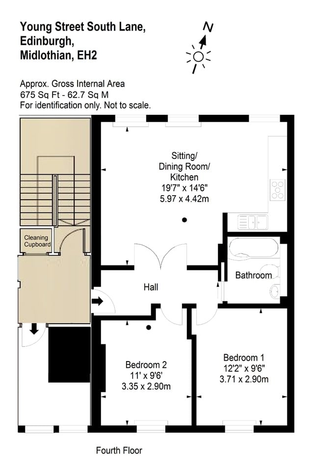 Additional image 13 of 2 Bed Flat, Young Street South Lane, EH2, N1 7GU