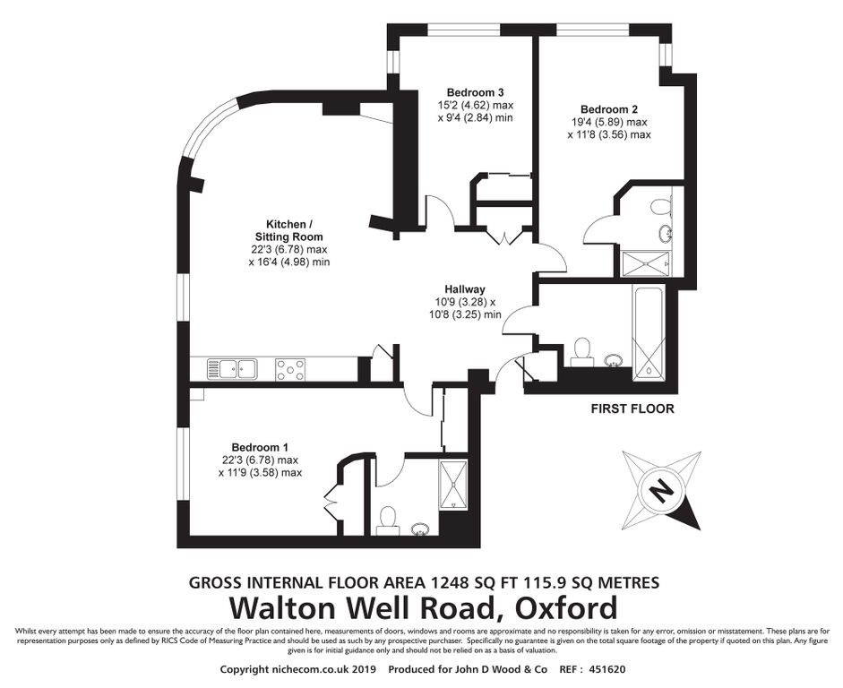 Additional image 10 of 3 bed flat to rentWalton Well Road, Oxford OX2