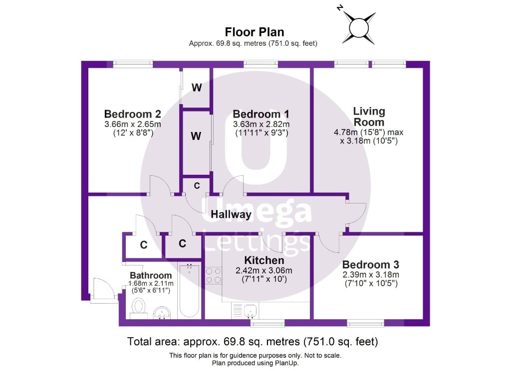 Additional image 12 of 3 Bed Flat, Sienna Garden, EH9, N1 7GU