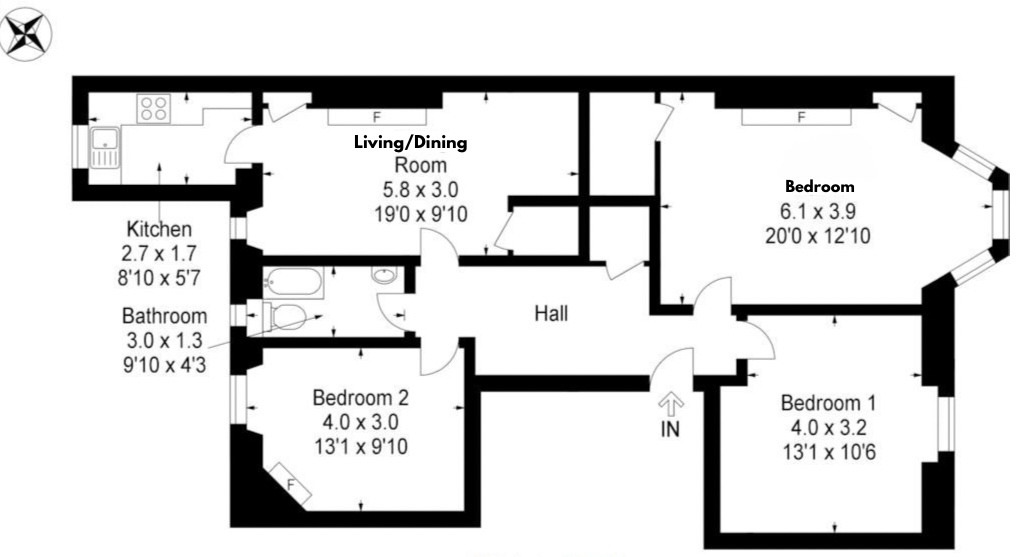 Additional image 5 of 3 Bed Flat, Mayfield Road, EH9, N1 7GU