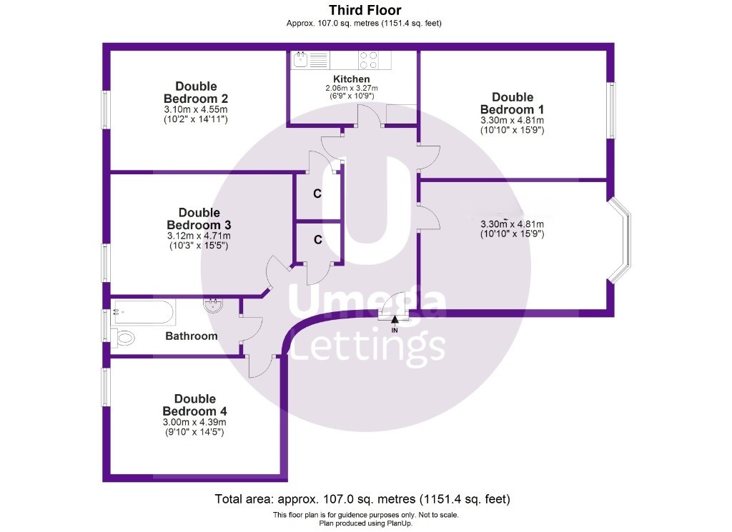 Additional image 14 of 4 Bed Flat, Haymarket Terrace, EH12, N1 7GU