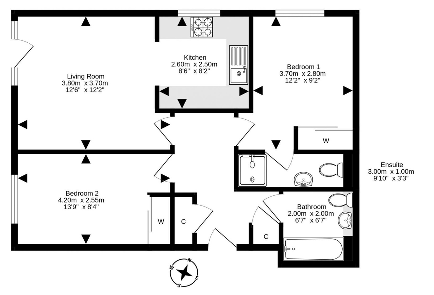 Additional image 10 of 2 Bed Flat, Stenhouse Gardens, EH11, N1 7GU