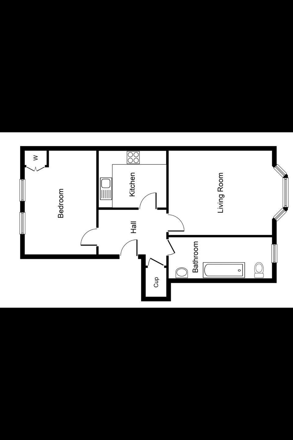 Additional image 9 of 1 Bed Flat, Bolton Drive, G42, N1 7GU