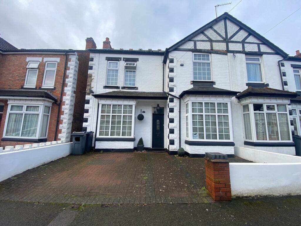 Sycamore Road, Erdington, Birmingham. B23 5QR