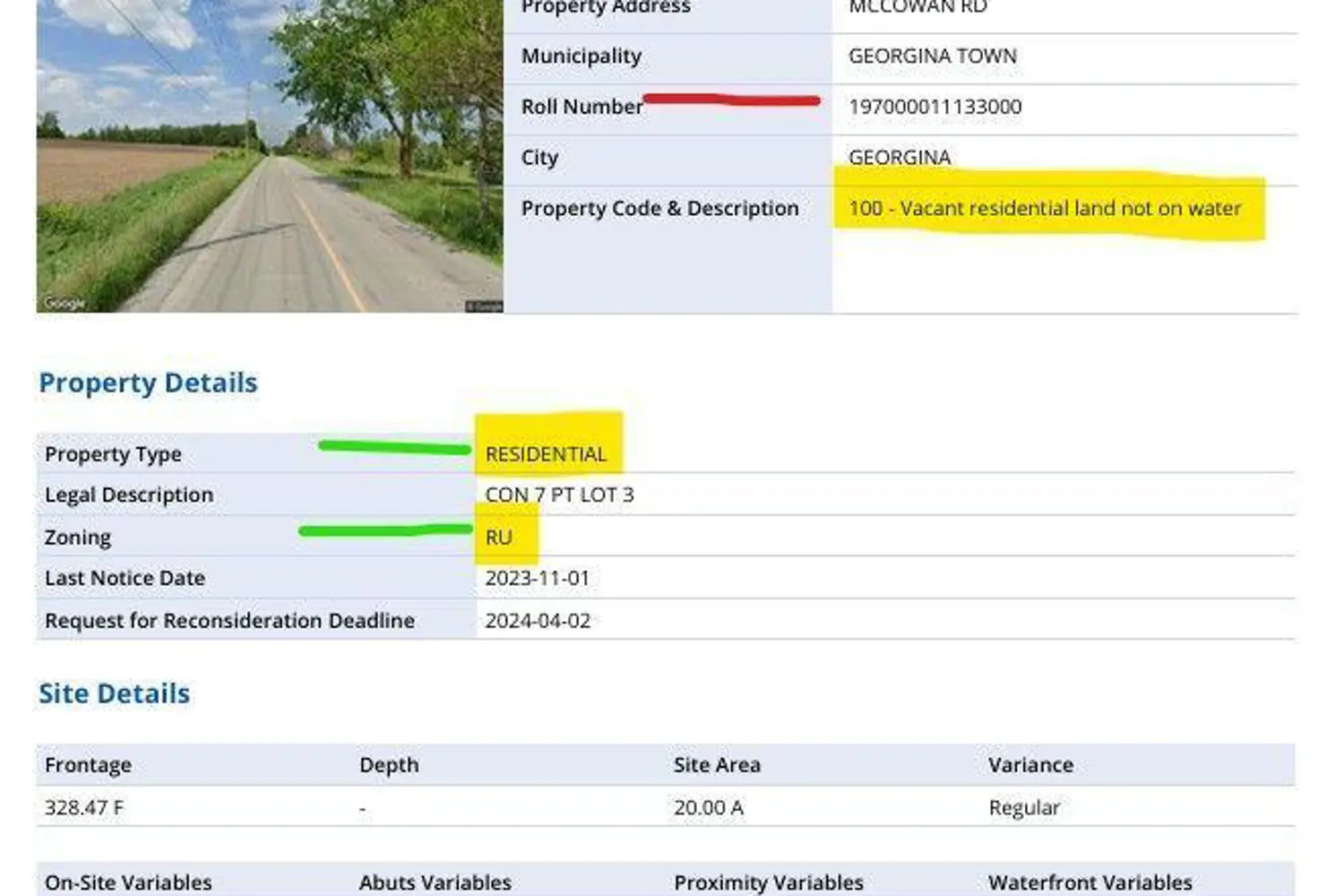 Additional image 2 of Con 7 Pt Lot 3- Mccowan Rd