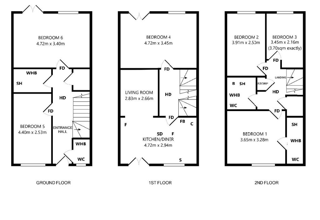 Additional image 19 of 6 bed semi-detached house to rentStudents, Galingale View, Keele, Newcastle Under Lyme ST5