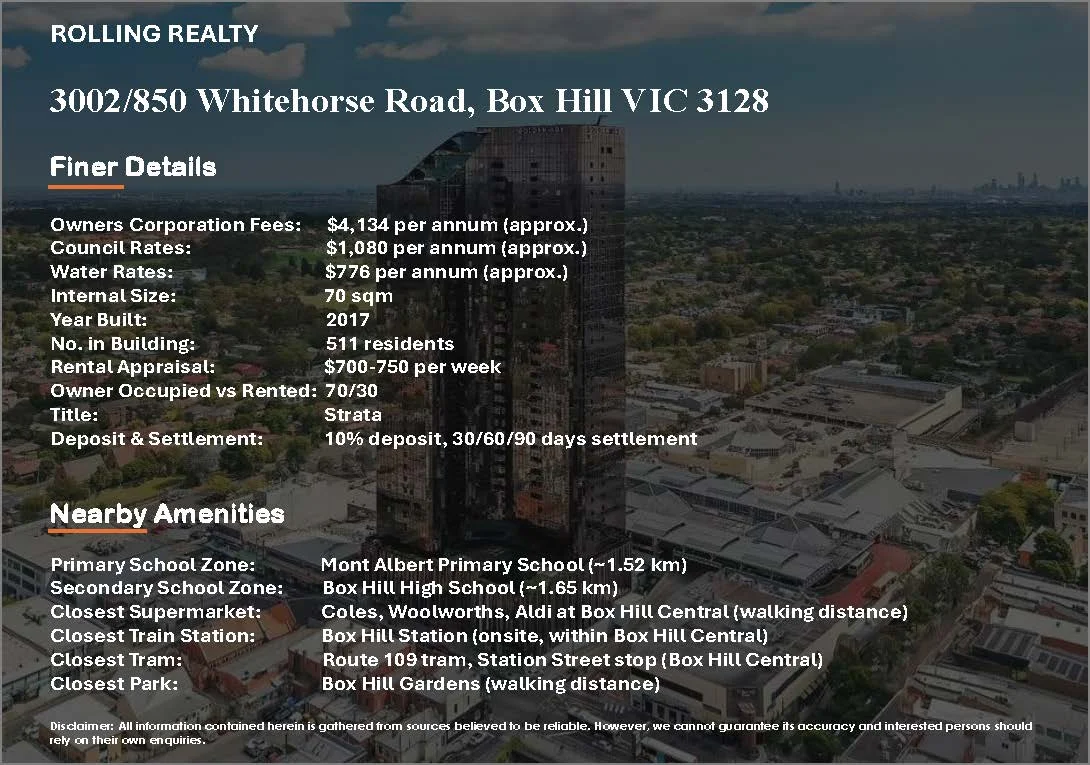 Additional image 14 of 3002/850 Whitehorse Road, Box Hill VIC 3128