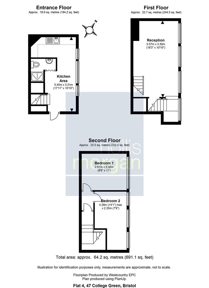 Additional image 3 of 2 Bed Maisonette, College Green, BS1, N1 7GU