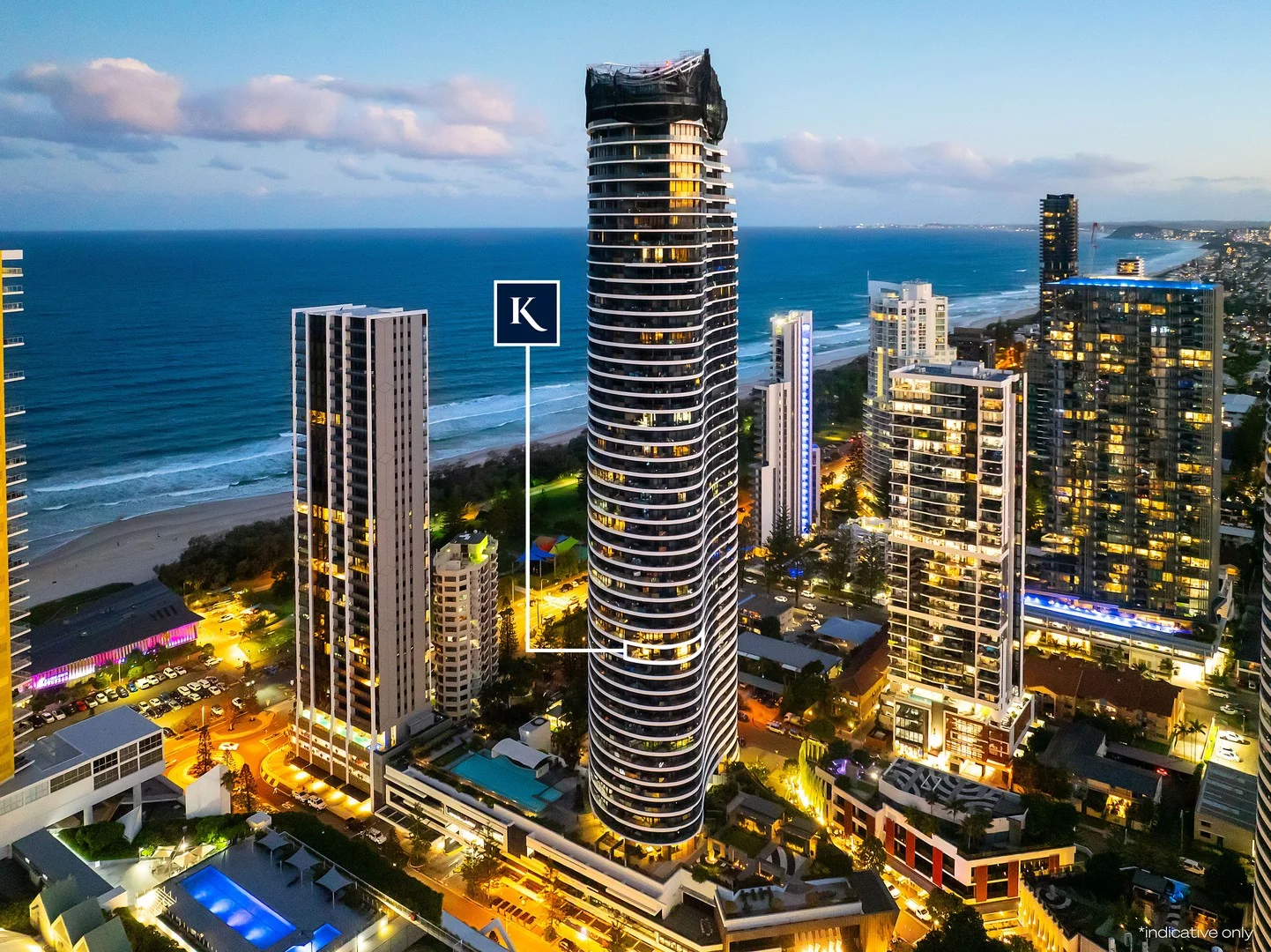 1701/1 Oracle Boulevard, Broadbeach QLD 4218