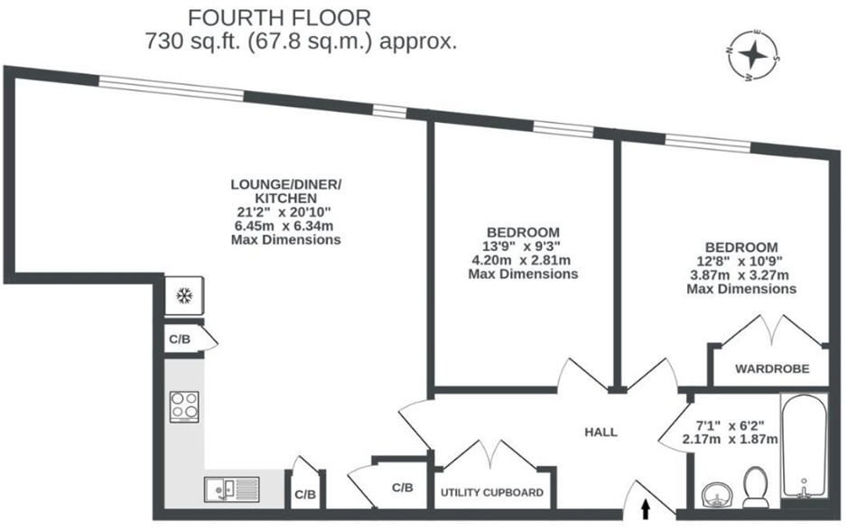Additional image 21 of 2 Bed Flat, Swann House, BS1, N1 7GU