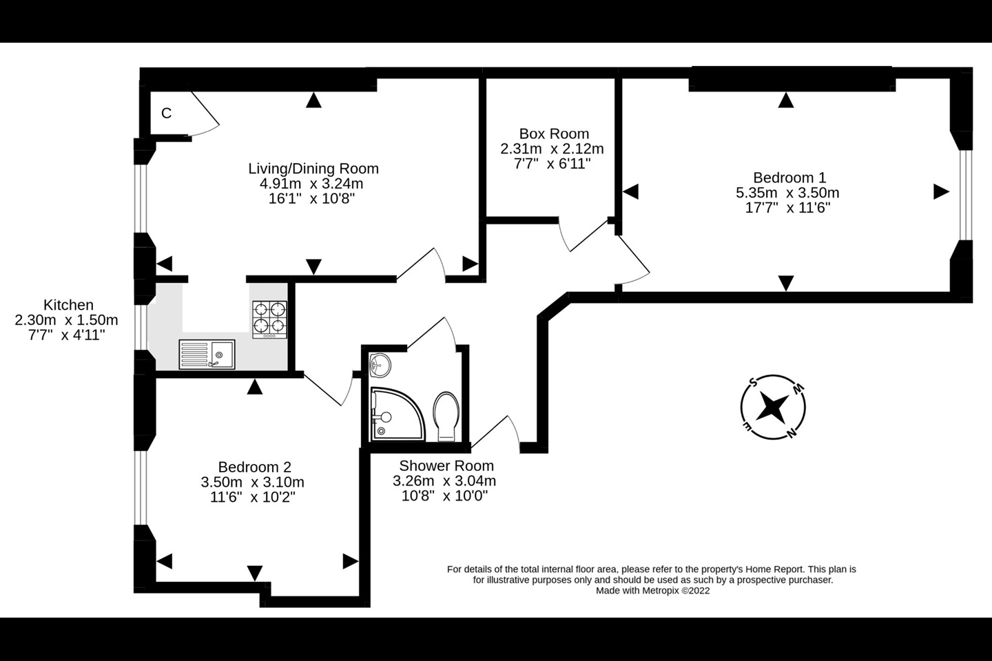 Additional image 12 of 2 Bed Flat, Leith Walk, EH6, N1 7GU