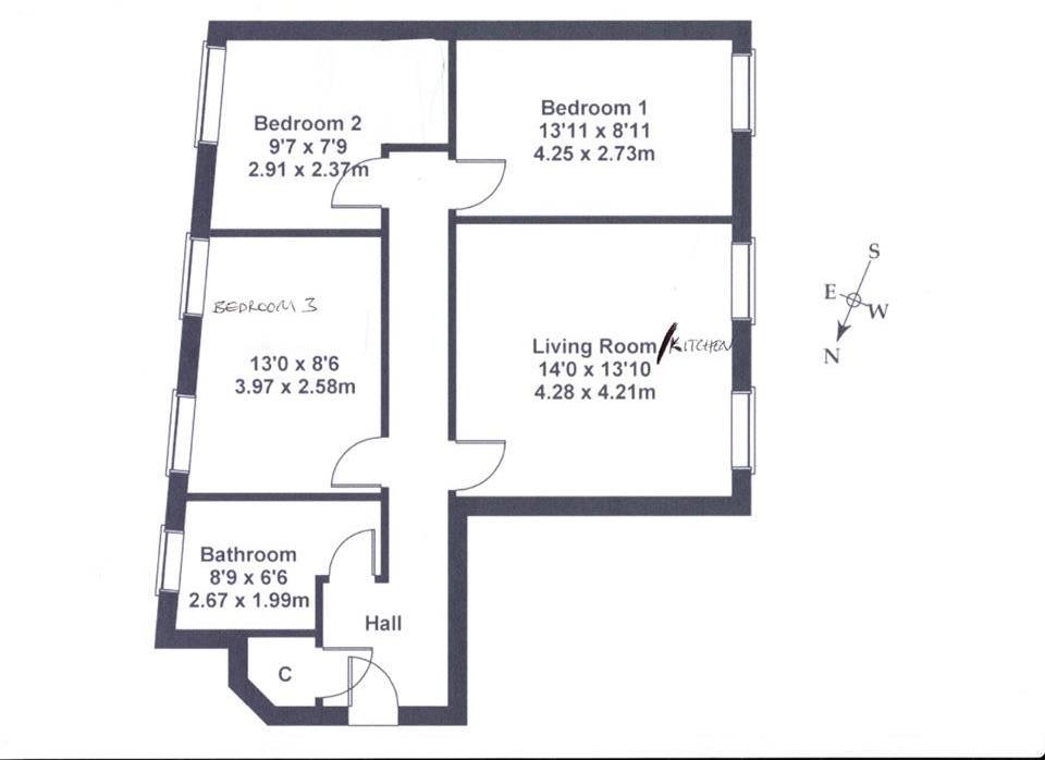 Additional image 5 of 3 Bed Flat, Causewayside, EH9, N1 7GU