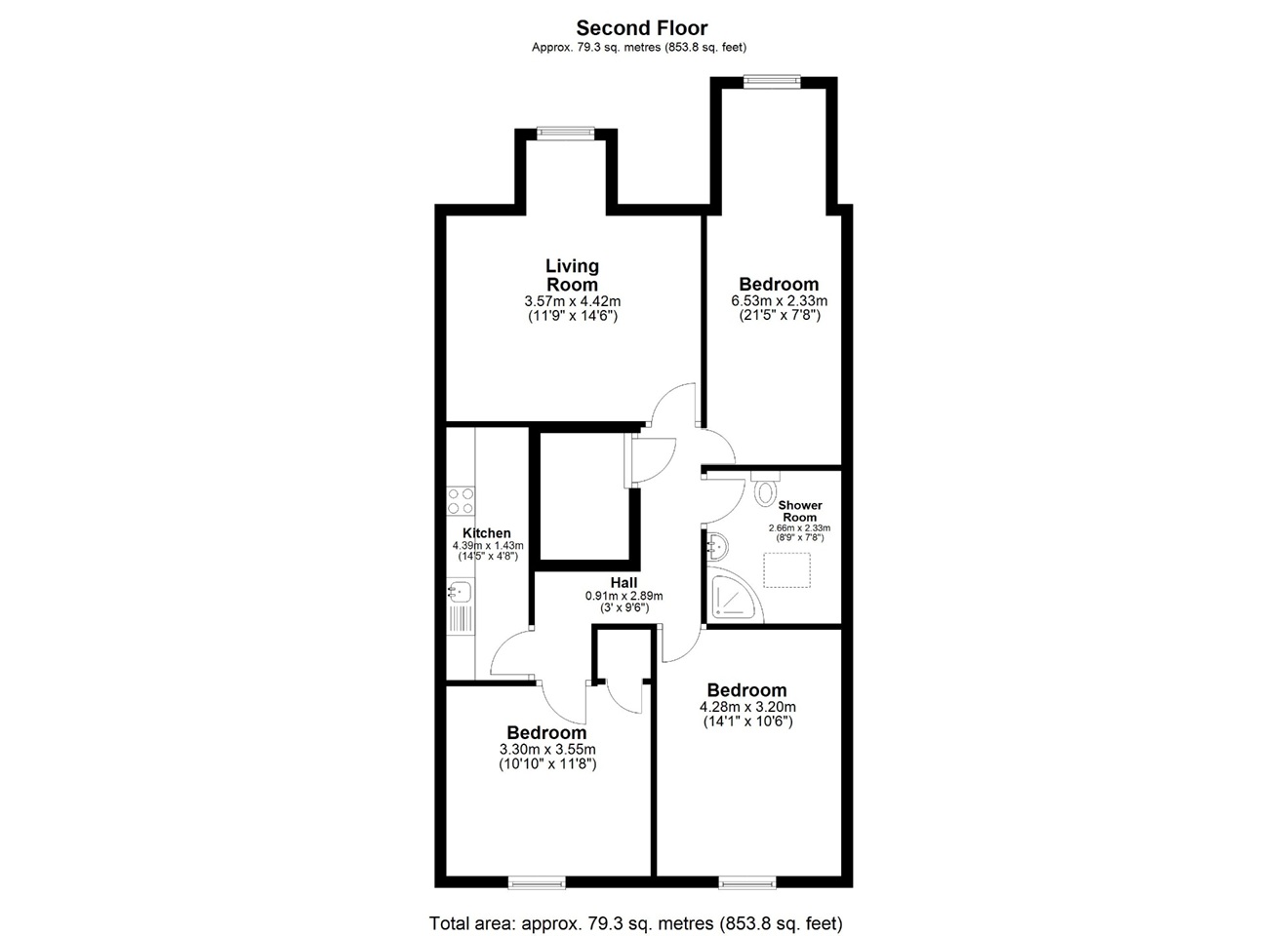 Additional image 12 of Room in a Shared Flat, Woodland Road, BS8, N1 7GU