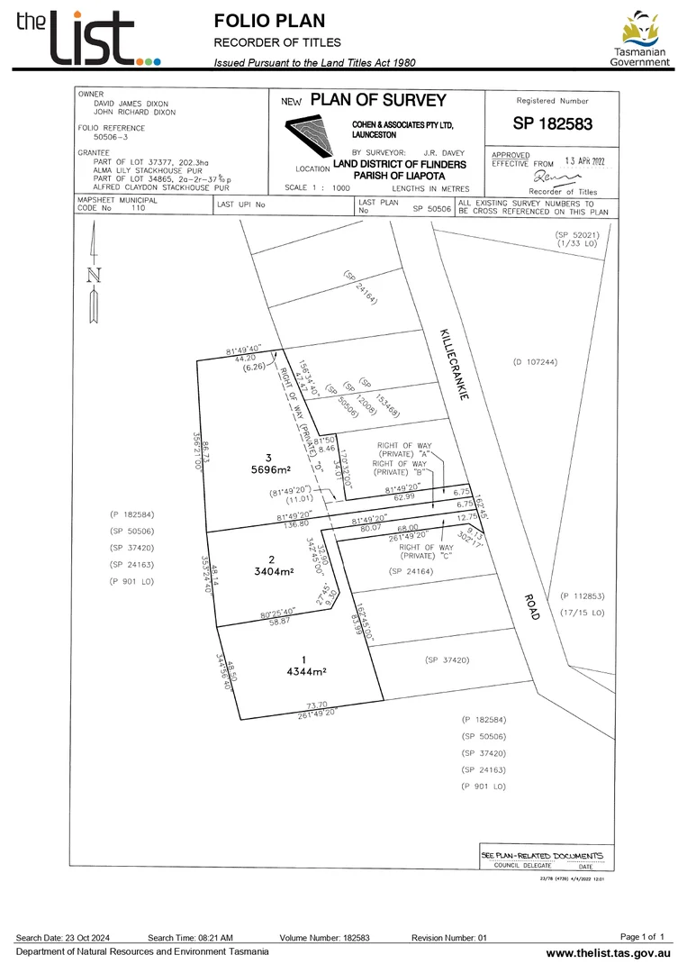 Additional image 28 of . Killiecrankie Road, Killiecrankie TAS 7255