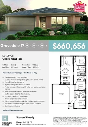 Additional image 2 of Lot 2405 Charlemont Rise, Armstrong Creek VIC 3217