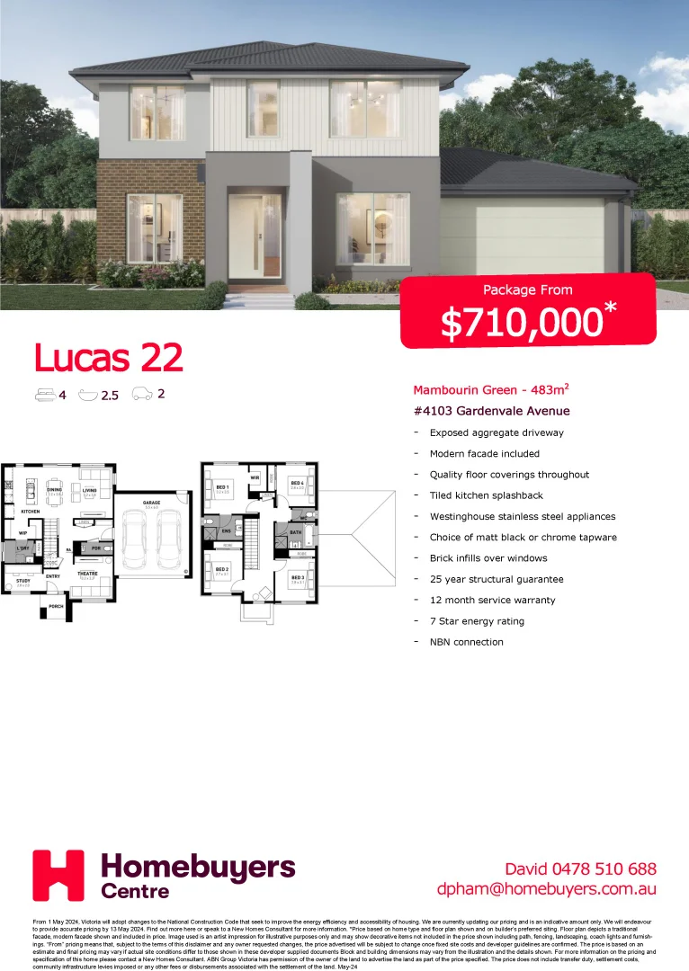 Additional image 2 of Lot/4103 Gardenvale Avenue, Mambourin VIC 3024