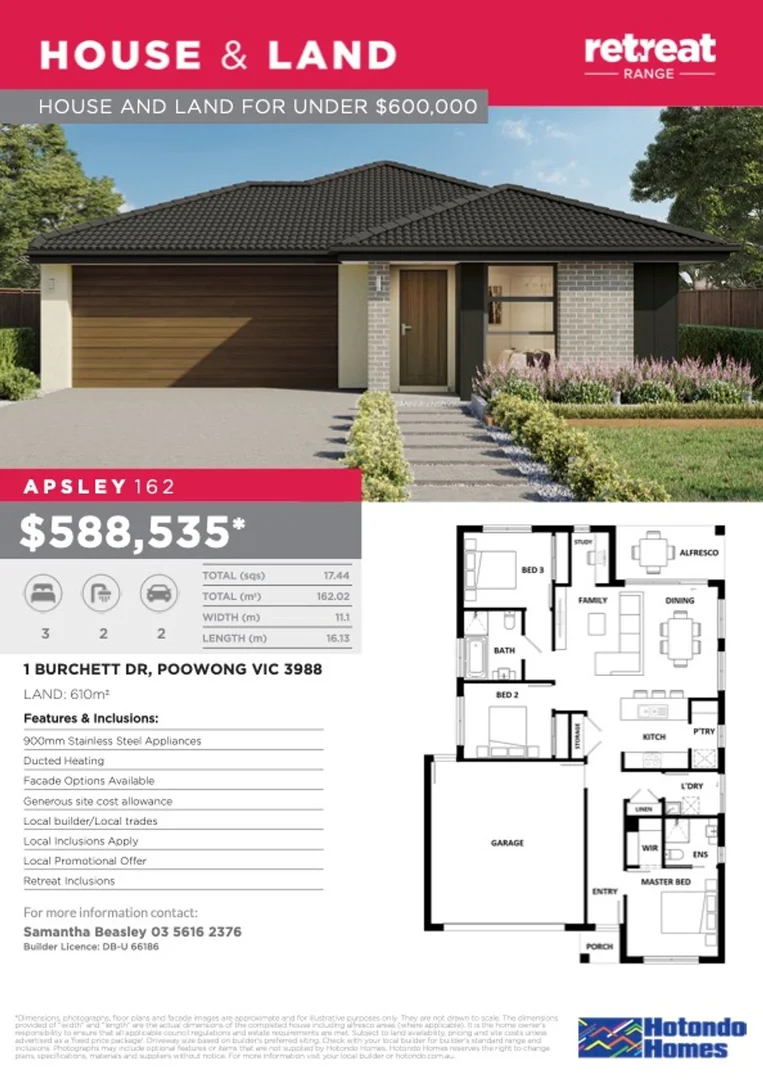 Additional image 2 of 1 Burchett Drive, Poowong VIC 3988