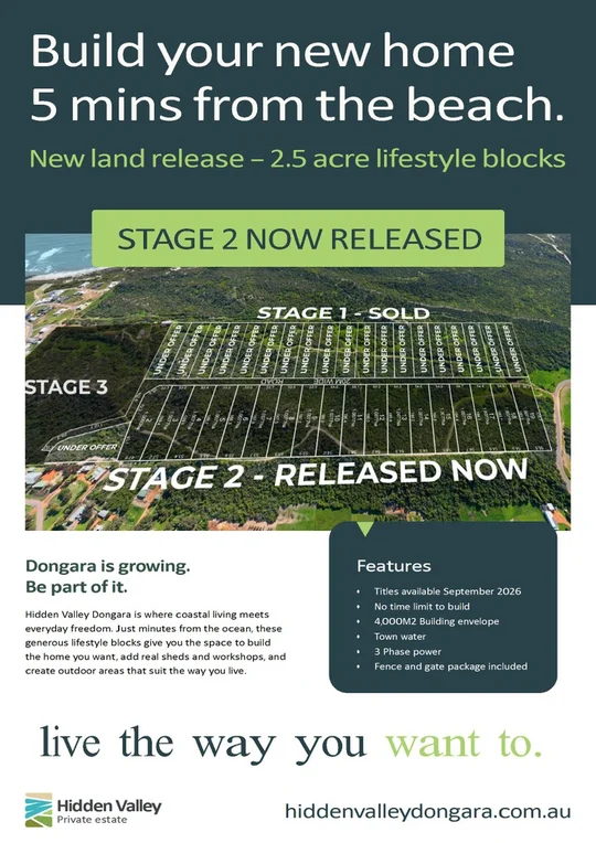 Hidden Valley, Dongara WA 6525